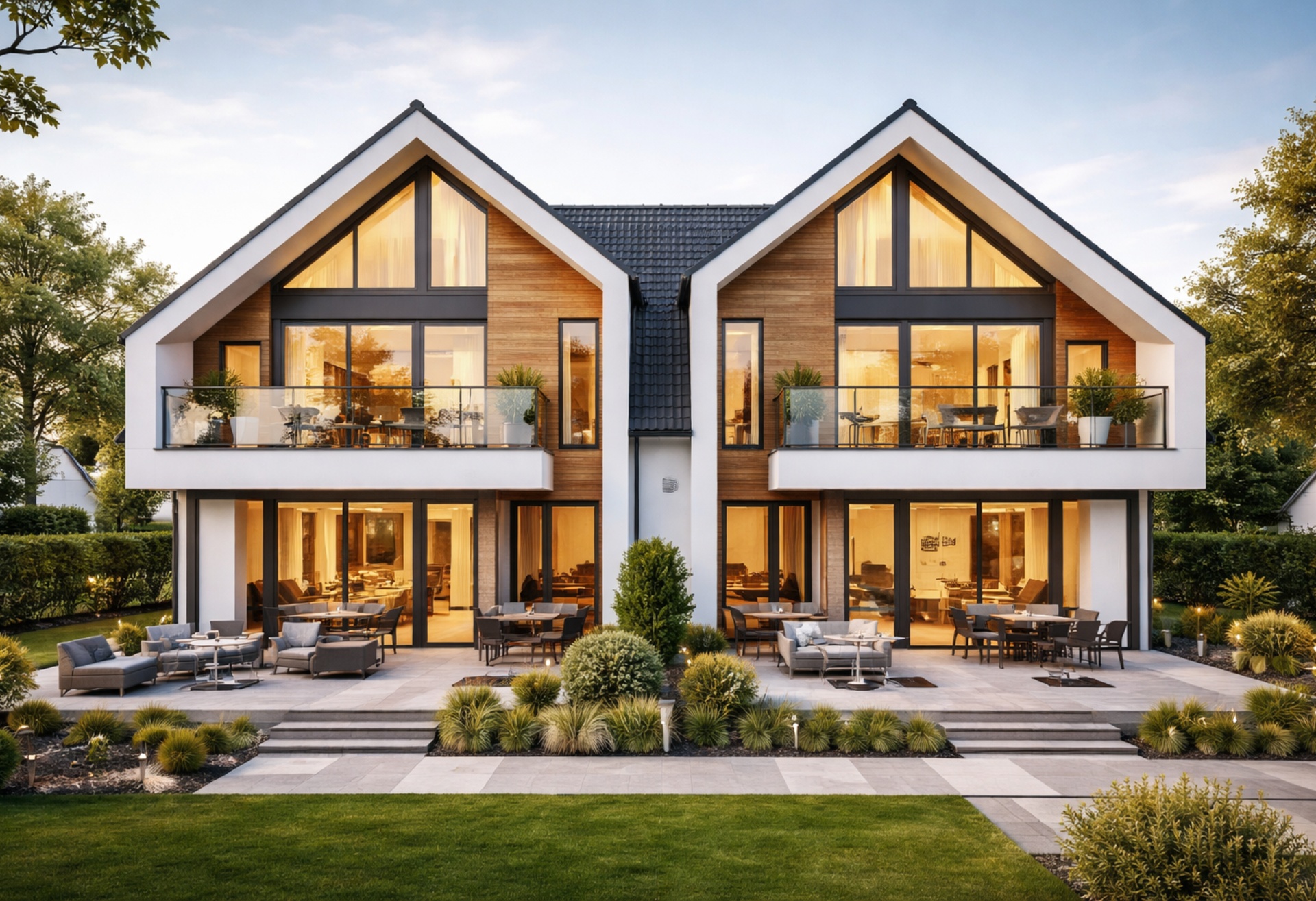 Bestlage Leopoldskron: Teilbares Baugrundstück mit Doppelhaus-Projektstudie