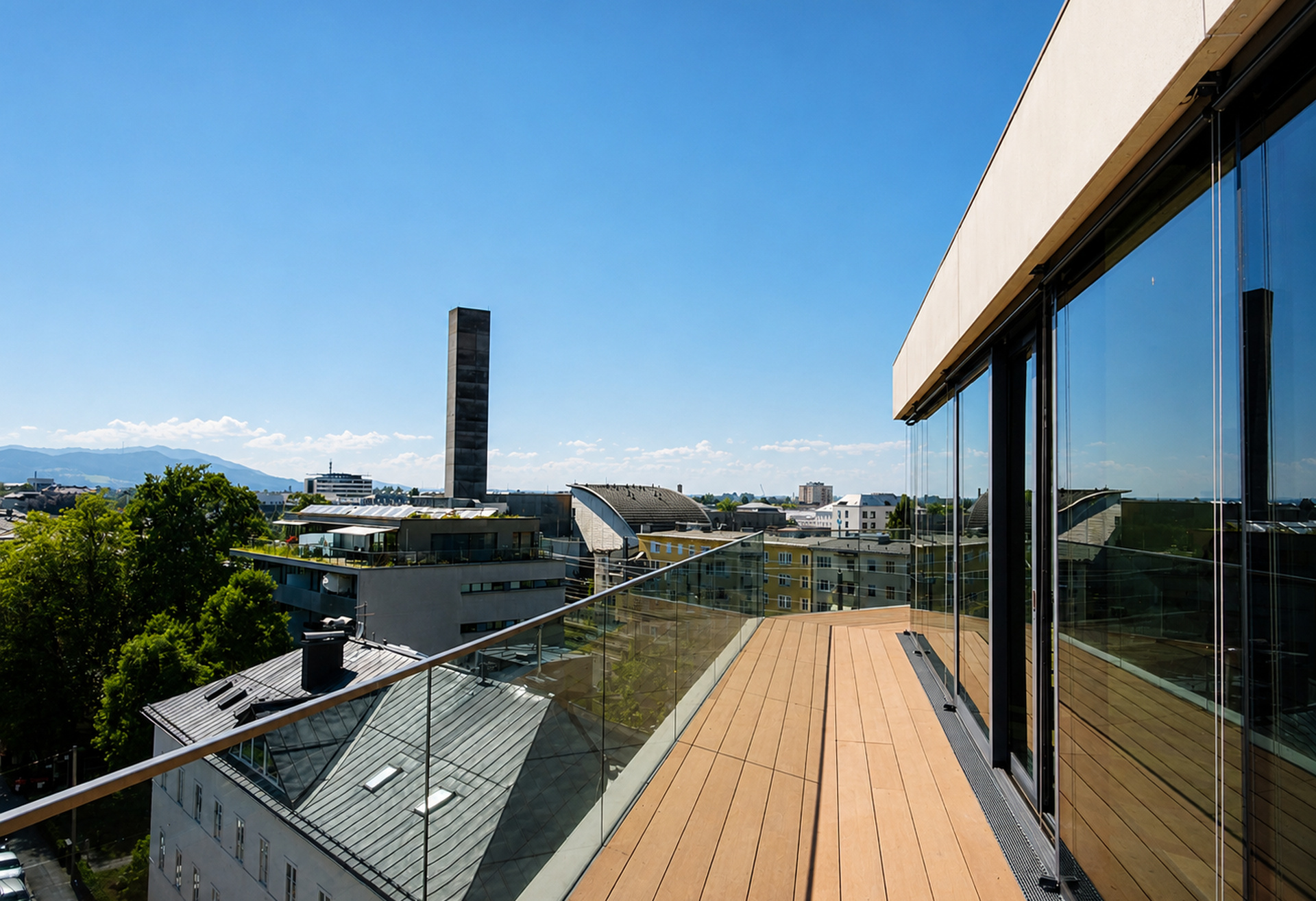 Kaufen | : Exklusive Penthousewohnung mit Panoramablick: Ein Wohntraum im Herzen Salzburgs