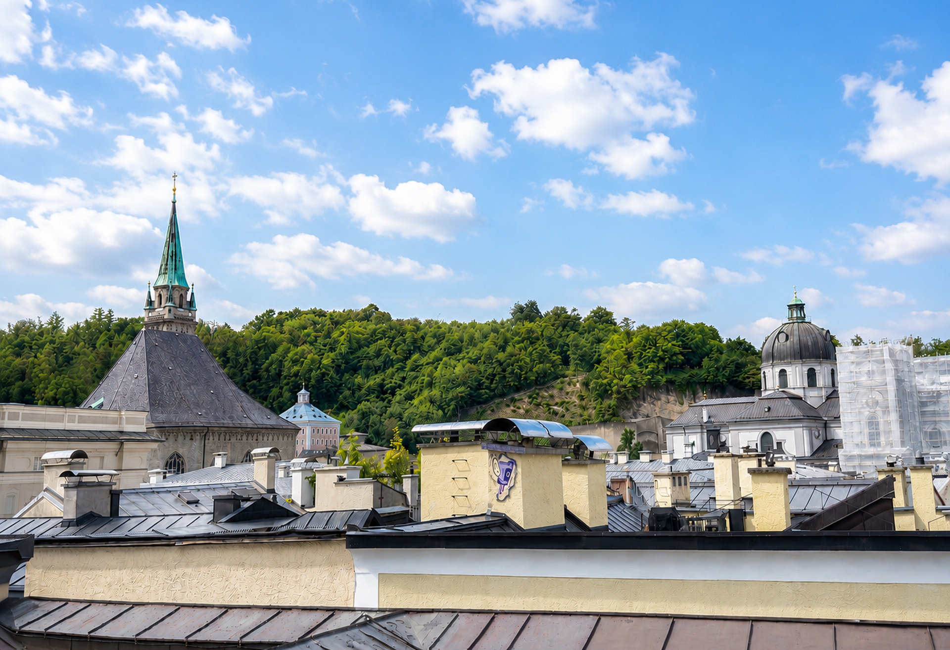 Kaufen | 7510: Sanierungsbedürftige Dachgeschosswohnung über den Dächern der Salzburger Altstadt